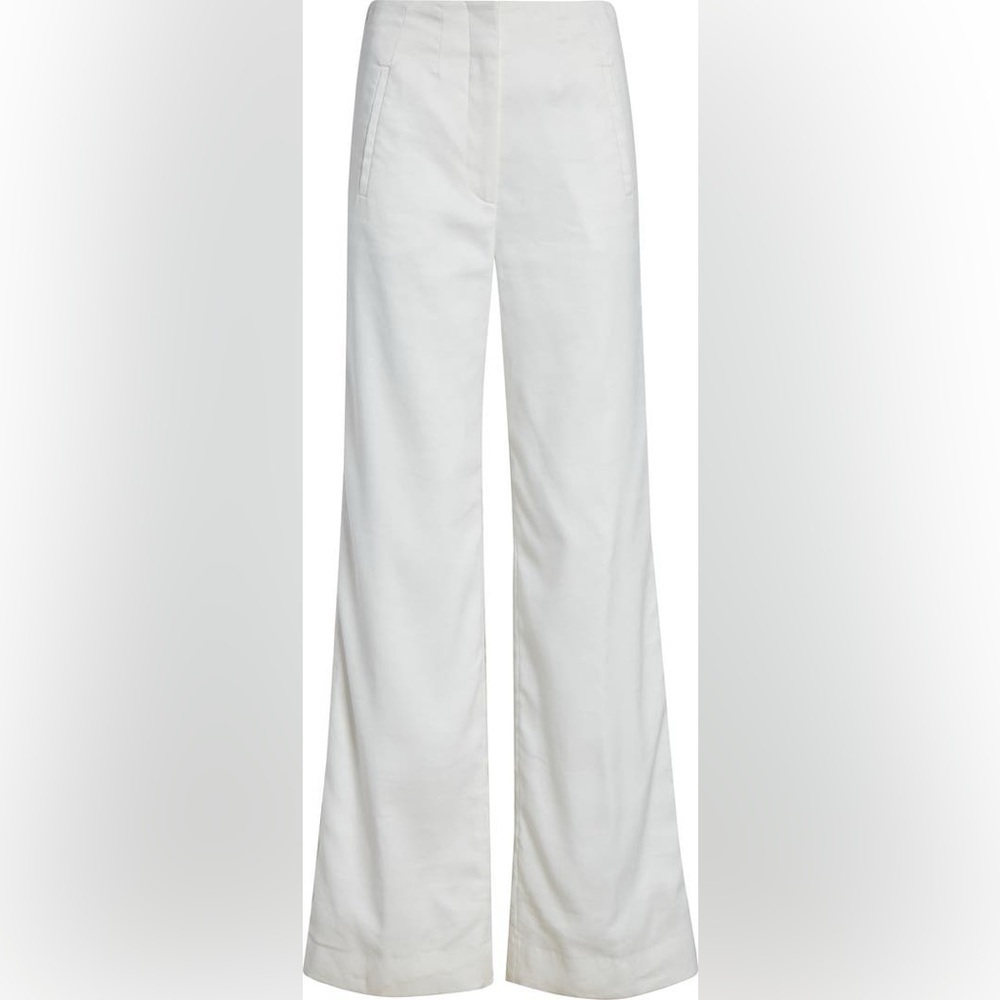 Jude Wide Leg Linen Blend Pants Veronica Beard Nwot